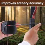 KURUGEILI Adjustable Leather Finger Tabs for Archery