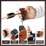 SPG Leather Finger Tabs - 2 Pack for Recurve Bow