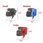 SAS Elite Black Leather Finger Tab - Large