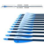30-Inch Carbon Practice Arrows - Pack of 12