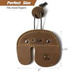 Ringsun Leather Archery Finger Tab for Right Hand