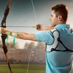 Ringsun Leather Archery Finger Tab for Right Hand