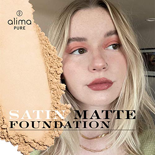 Alima Pure Satin Matte Foundation - Olive Shade