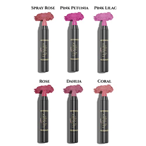 Sofia Organic Lipstick and Liner - Pink Petunia