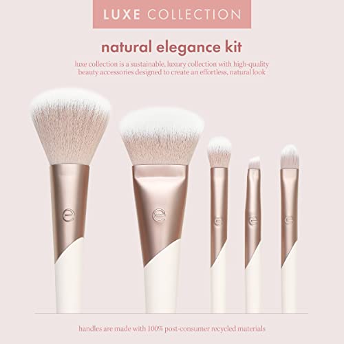 EcoTools Vegan Face Makeup Brush Set - 5 Pieces