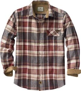 Men's Cedarwood Plaid Flannel Shirt - XL