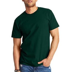 Hanes Men's Heavyweight Crewneck T-Shirt - Deep Forest