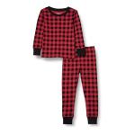 Unisex Toddler Cotton Pajama Set - Buffalo Check