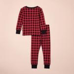 Unisex Toddler Cotton Pajama Set - Buffalo Check