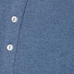 Men's Slim-Fit Long-Sleeve Henley Shirt - Blue