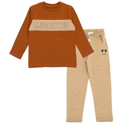 Mickey Mouse Toddler Boys Outfit Set - Burnt Orange