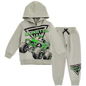 Monster Jam Hoodie and Jogger Pants Set for Boys