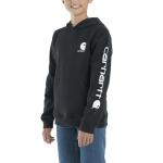 Carhartt Kids Hooded Sweatshirt in Black