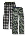 Calvin Klein Boys' Soft Micro Pajama Pants 2-Pack