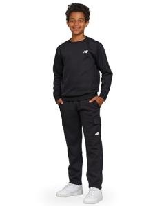 New Balance Boys' Soft Fleece Sweatshirt and Pants Set