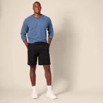 Men's Slim-Fit Long-Sleeve Henley Shirt - Blue