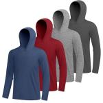 Cooraby 4 Pack Youth Boys Quick-Dry Hoodies