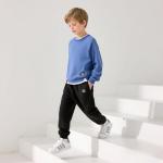 Voxikidio Boys 3D Letter Print Sweatshirt & Sweatpants