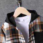 Voxikodex Boys Flannel Plaid Hoodie and Pants Set