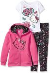 Hello Kitty Girls' Hooded Legging Set - Pink