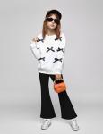 Girls Long Sleeve Butterfly Sweatshirt & Pants Set