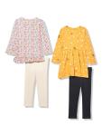 Amazon Essentials Girls' Long Sleeve 4-Piece Set