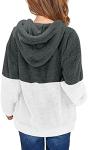 Girls Fuzzy Fleece Hoodie Sweatshirt with Pockets