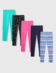 Toddler Girls' Leggings Set - 5 Pack