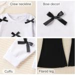 Girls Long Sleeve Butterfly Sweatshirt & Pants Set