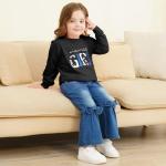 Toddler Girl Sweatshirt & Flare Jeans Outfit Set