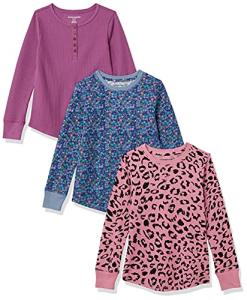 Toddler Girls' Long-Sleeve Thermal T-Shirt 3-Pack