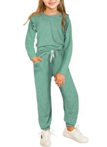 Blibean Girls Fall Sweatshirt and Jogger Set