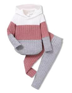 Doresbebe Girls Cozy Hoodie and Leggings Set