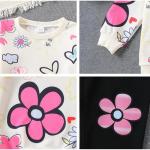 Girls Fall Floral Sweatshirt & Pants Set, Size 6