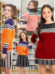 Seiciviy Girls Cozy Color Block Winter Sweater