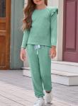 Blibean Girls Fall Sweatshirt and Jogger Set