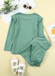 Blibean Girls Fall Sweatshirt and Jogger Set