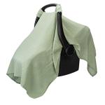 Cozy Baby Car Seat Cover in Sage Design