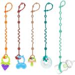 LittleHugs Adjustable Toy Straps for Babies - 5 Pack