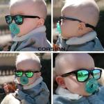Flexible Polarized Baby Sunglasses with Strap 0-12 Months
