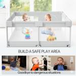 47x47in Playpen for Toddlers and Babies
