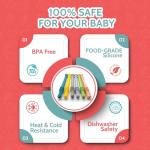 Bebecan Silicone Teething Sticks for Babies