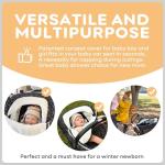 Yoofoss Plush Baby Car Seat Cover for Winter