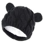 Warm Knitted Beanie Hat and Gloves Set for Babies