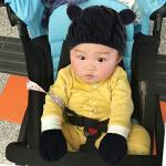 Warm Knitted Beanie Hat and Gloves Set for Babies