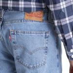 Levi's 505 Regular Fit Jeans - Light Stonewash