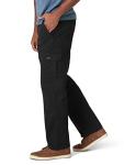 Black Stretch Cargo Pants - Relaxed Fit, 34W x 34L