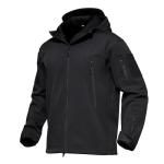 Men's Tactical Waterproof Softshell Jacket - Black XL