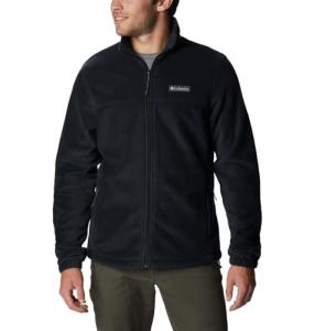 Columbia Men’s Black Fleece Jacket, Medium