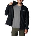 Columbia Men’s Black Fleece Jacket, Medium